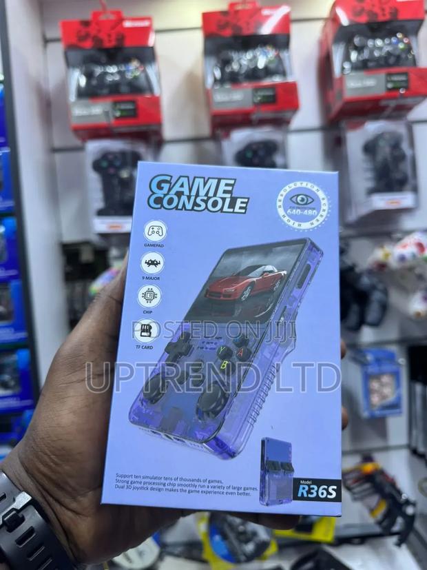 Brand New Black Gane Console R36s - main view