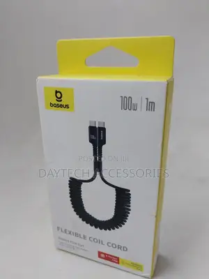 Baseus Spring Coil Usb Type C to Usb Type C Cable (Pd 100w)