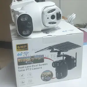 Solar Camera Double Lens 6mp With Zoom