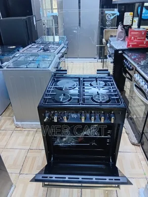 BJS 3+1 Elite Cooker – 60x60cm Black Multifunction Stove