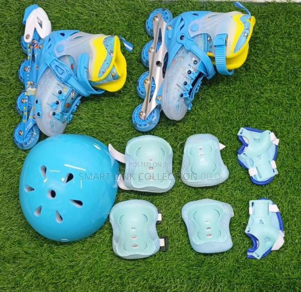 Hard Boots Rubber Wheels Skate Shoes - main view