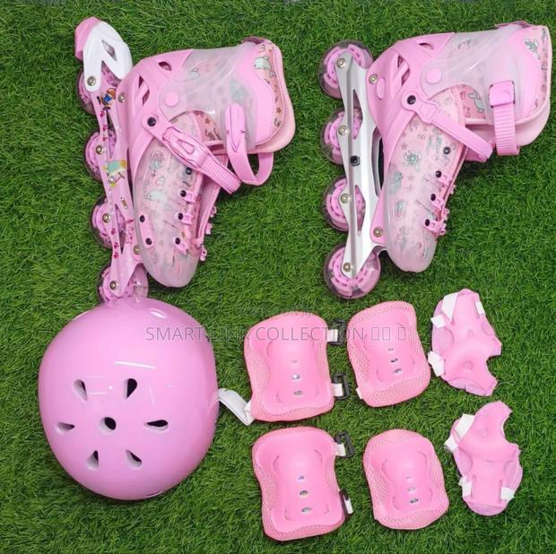 Hard Boots Rubber Wheels Skate Shoes - thumbnail 2