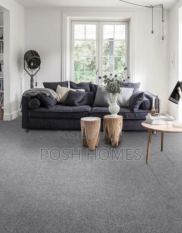 Dark Grey Delta 4mm Wall to Wall Carpet