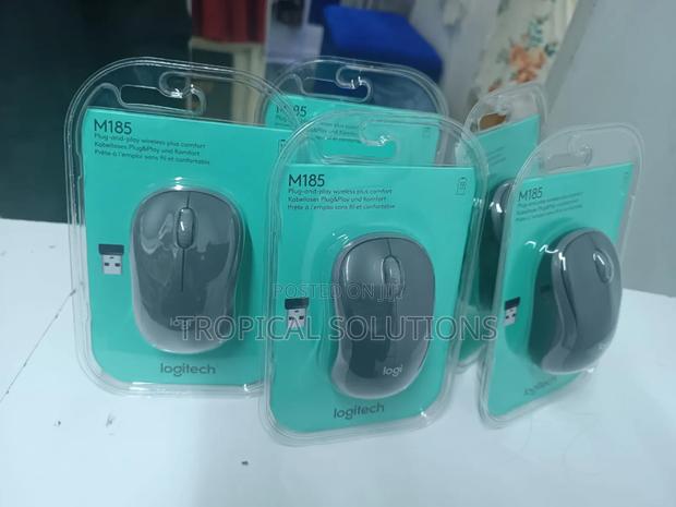 Logitech M185 Wireless Mouse Swift Grey - main view