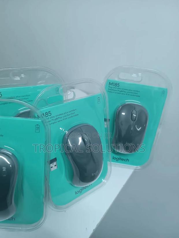 Logitech M185 Wireless Mouse Swift Grey - thumbnail 3