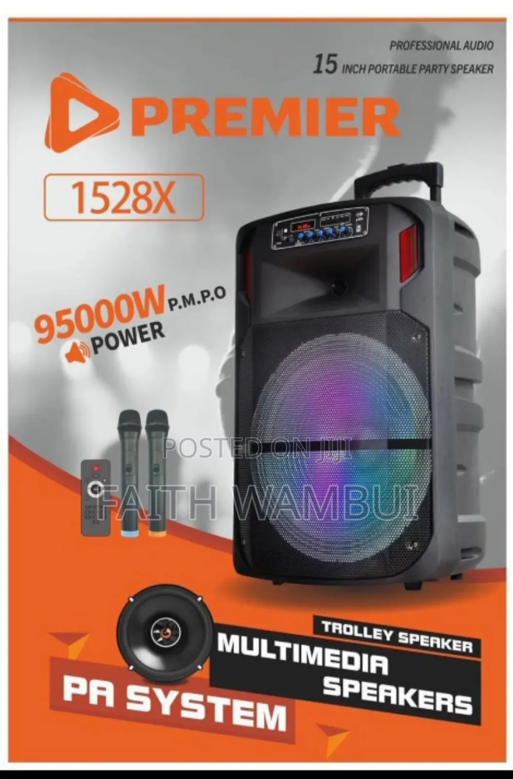 Quality Rechargeable Trolley Speaker