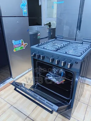 BJS Grey Elite Cooker – 60x60, 3 Gas + 1 Electric Stove
