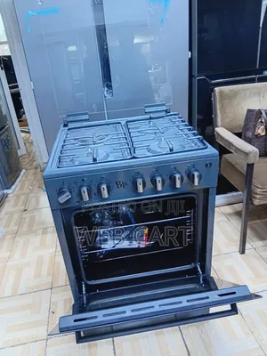 BJS Elite 60x60 Grey Cooker – 3+1 Burner Combination