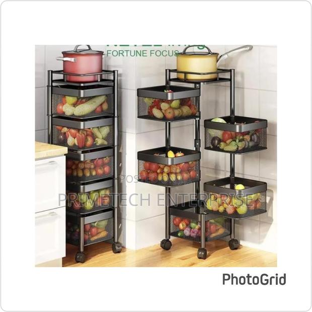 Square Fruit Rack -5 Tier - main view