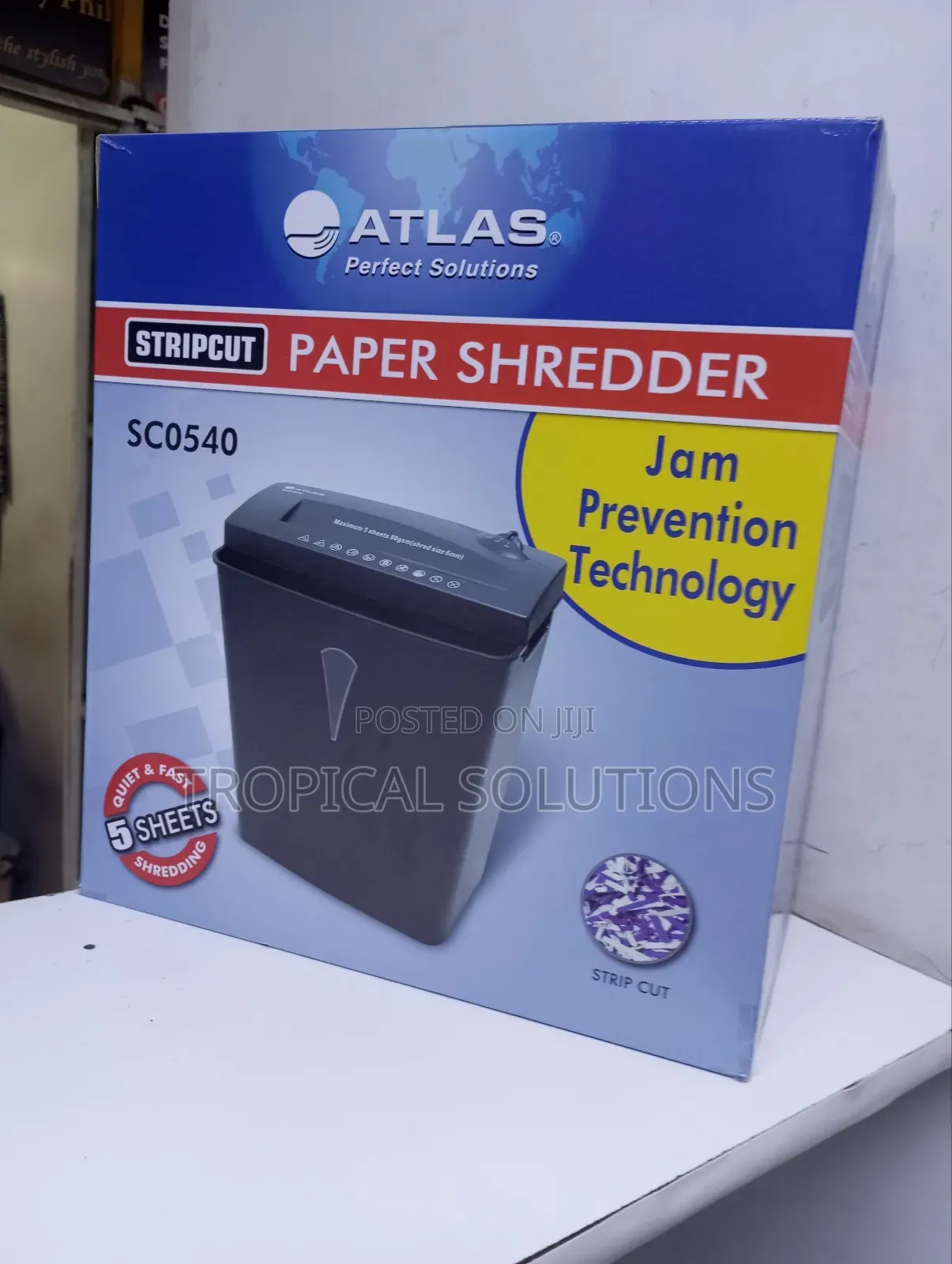 Paper Shredder Sc 0540 Atlas 5 Sheet
