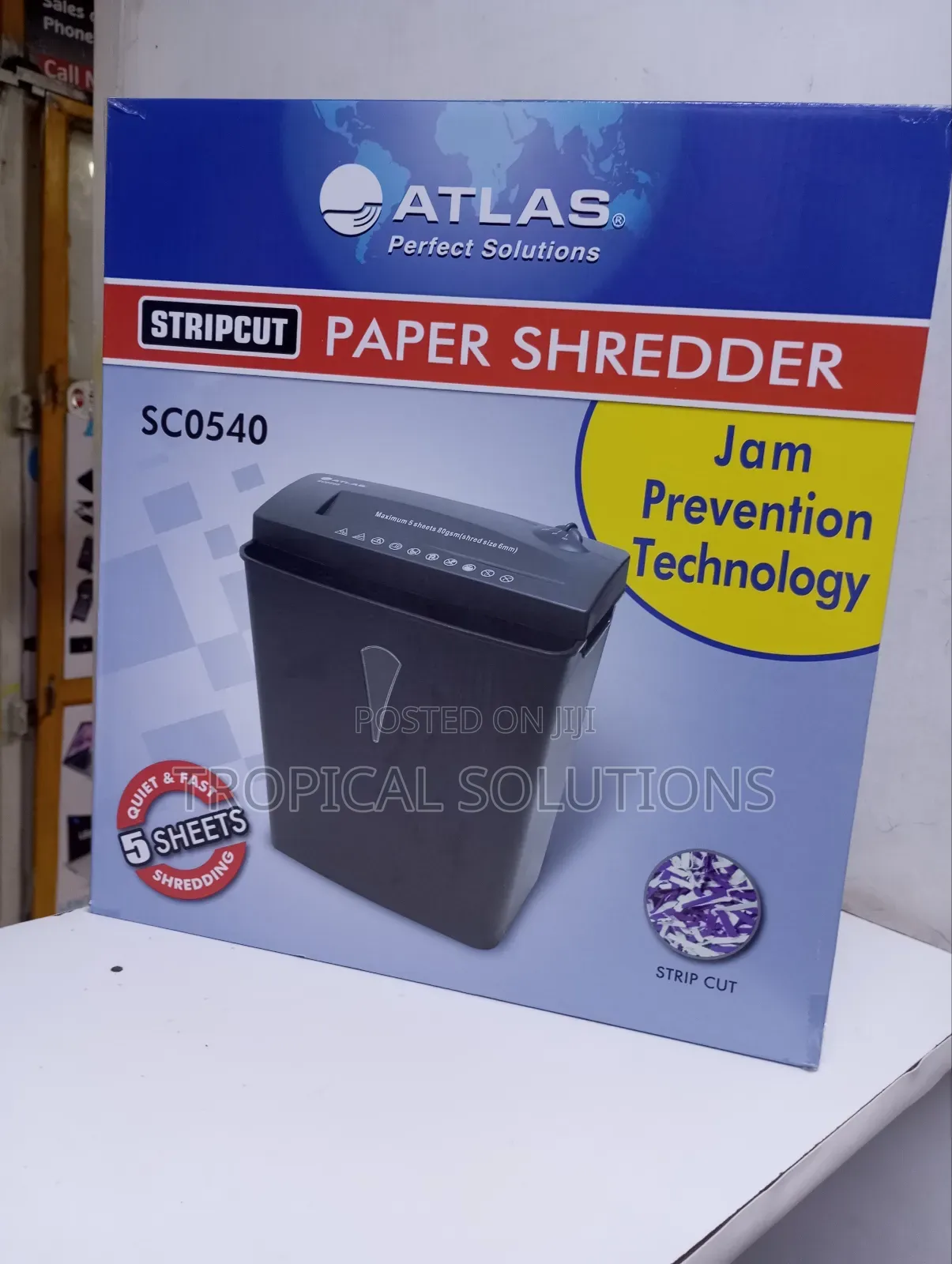 Paper Shredder Sc 0540 Atlas 5 Sheet