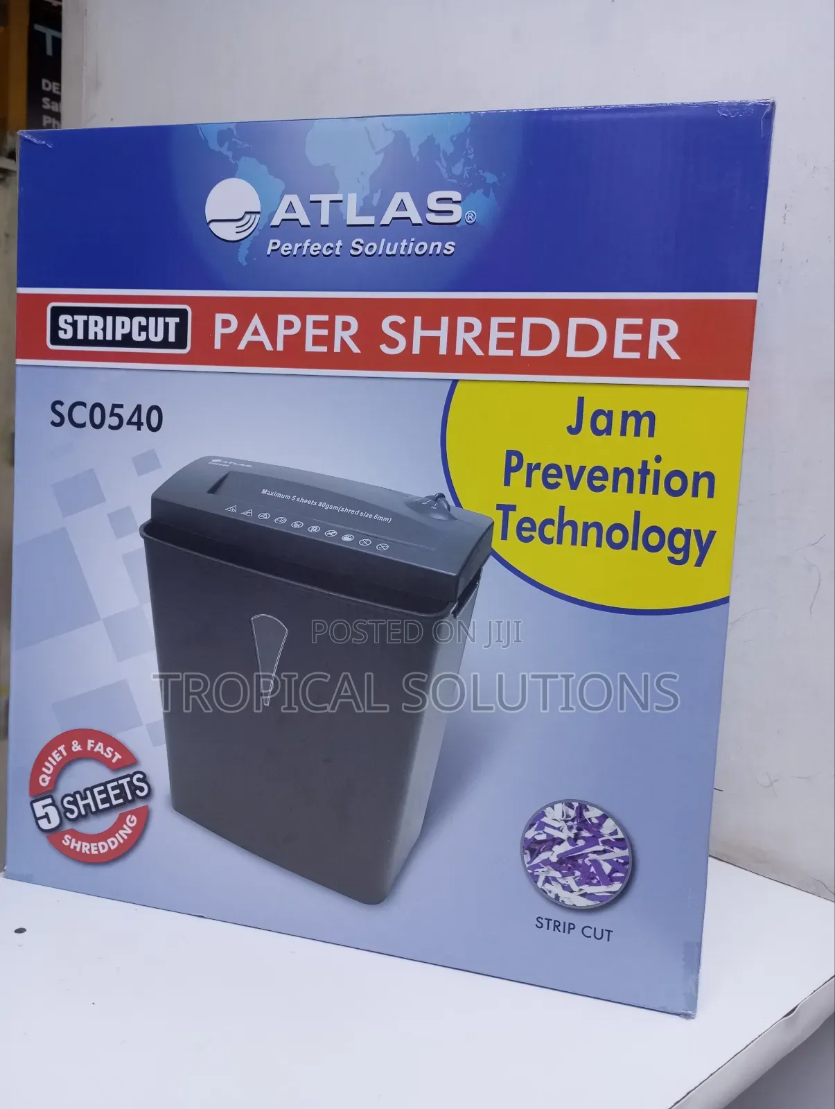 Paper Shredder Sc 0540 Atlas 5 Sheet