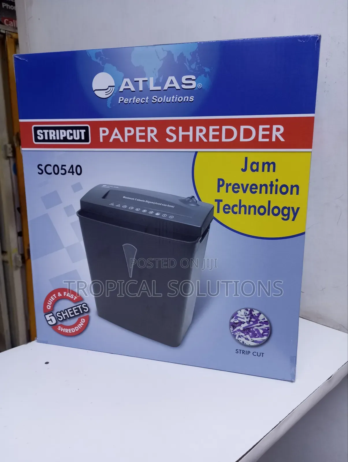 Paper Shredder Sc 0540 Atlas 5 Sheet