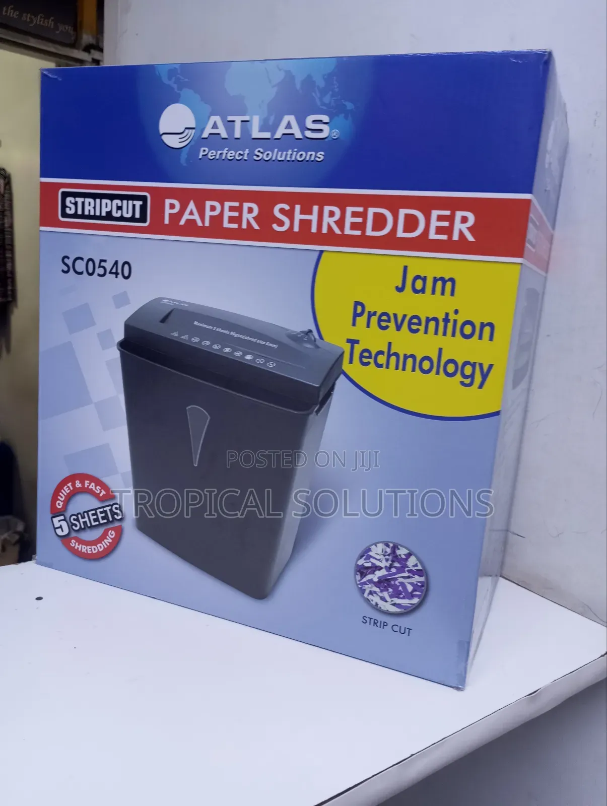 Paper Shredder Sc 0540 Atlas 5 Sheet