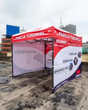 Branded Steel Tent 3m by 3m