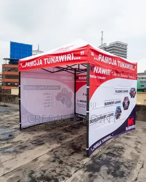 Branded Steel Tent 3m by 3m