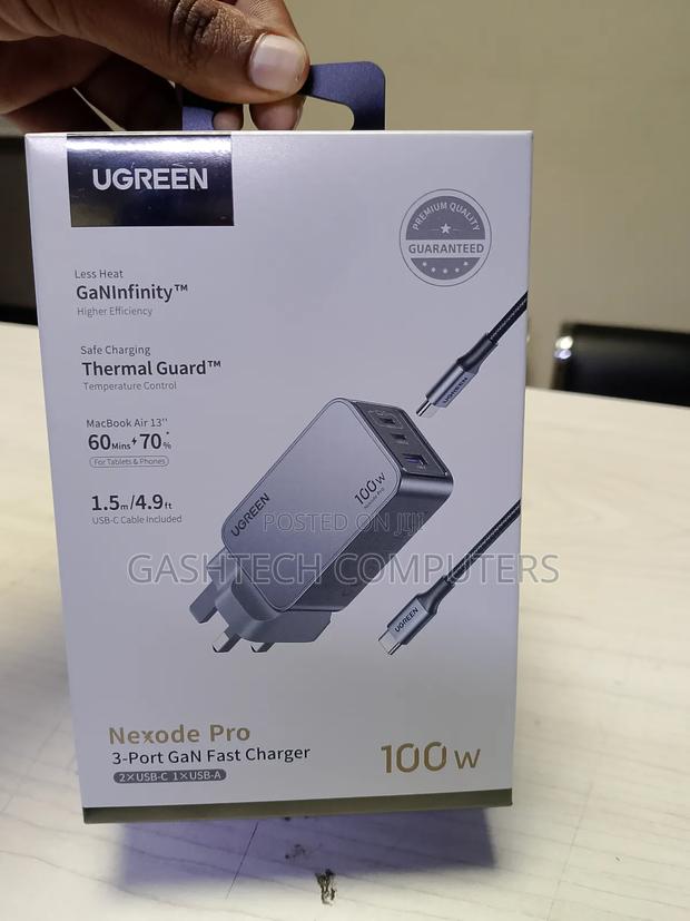 High Quality 100w Ugreen Nexode Pro Fast Charger - thumbnail 2