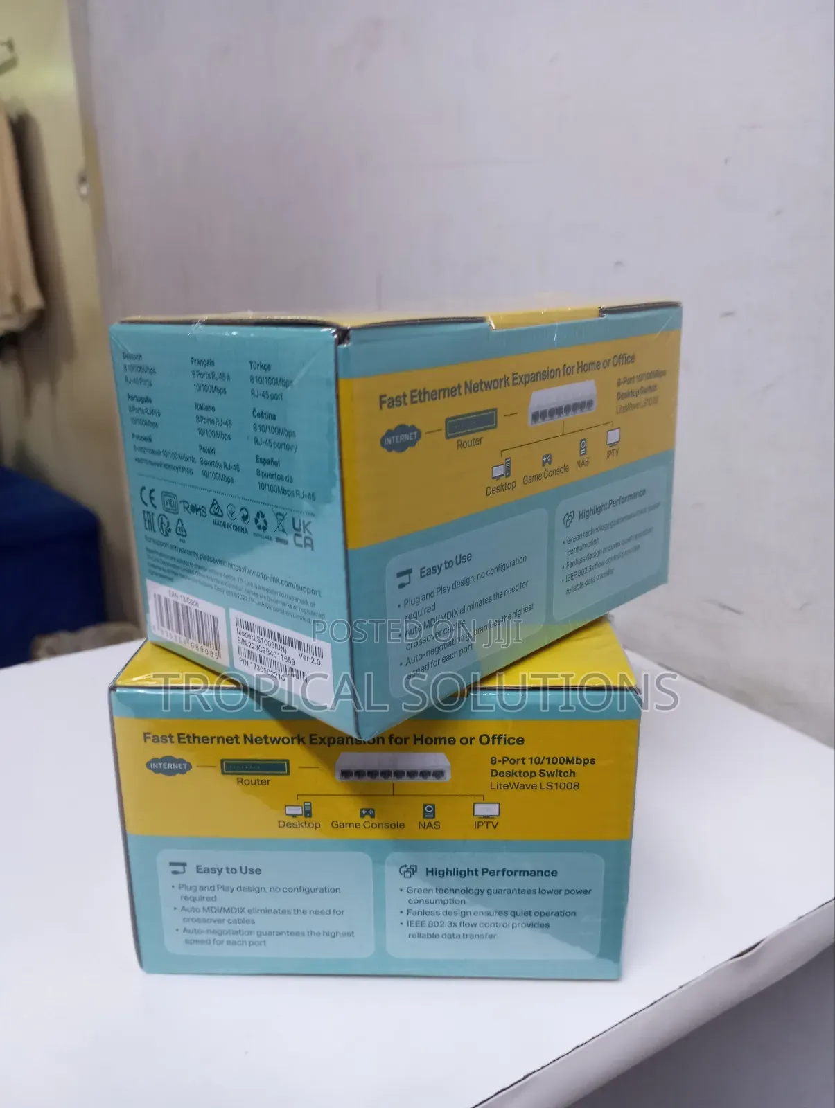 Tp-Link 8port 10/100mbps Switch Tl-Ls1008