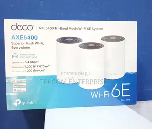 Tp-Link Deco Xe75 Axe5400 Tri-Band Mesh Wi-Fi 6e System