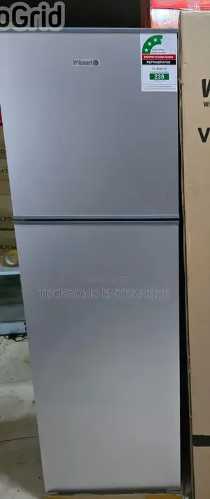 Volsmart 172l Double Door Fridge (Vl-Bcd172) Silver 