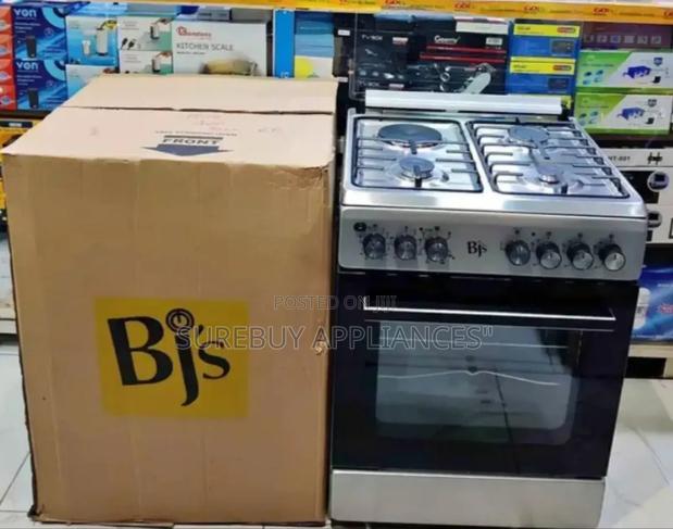 Grey BJS 60x60 3-Gas+1 Hot Plate With Turbo-Fan - main view