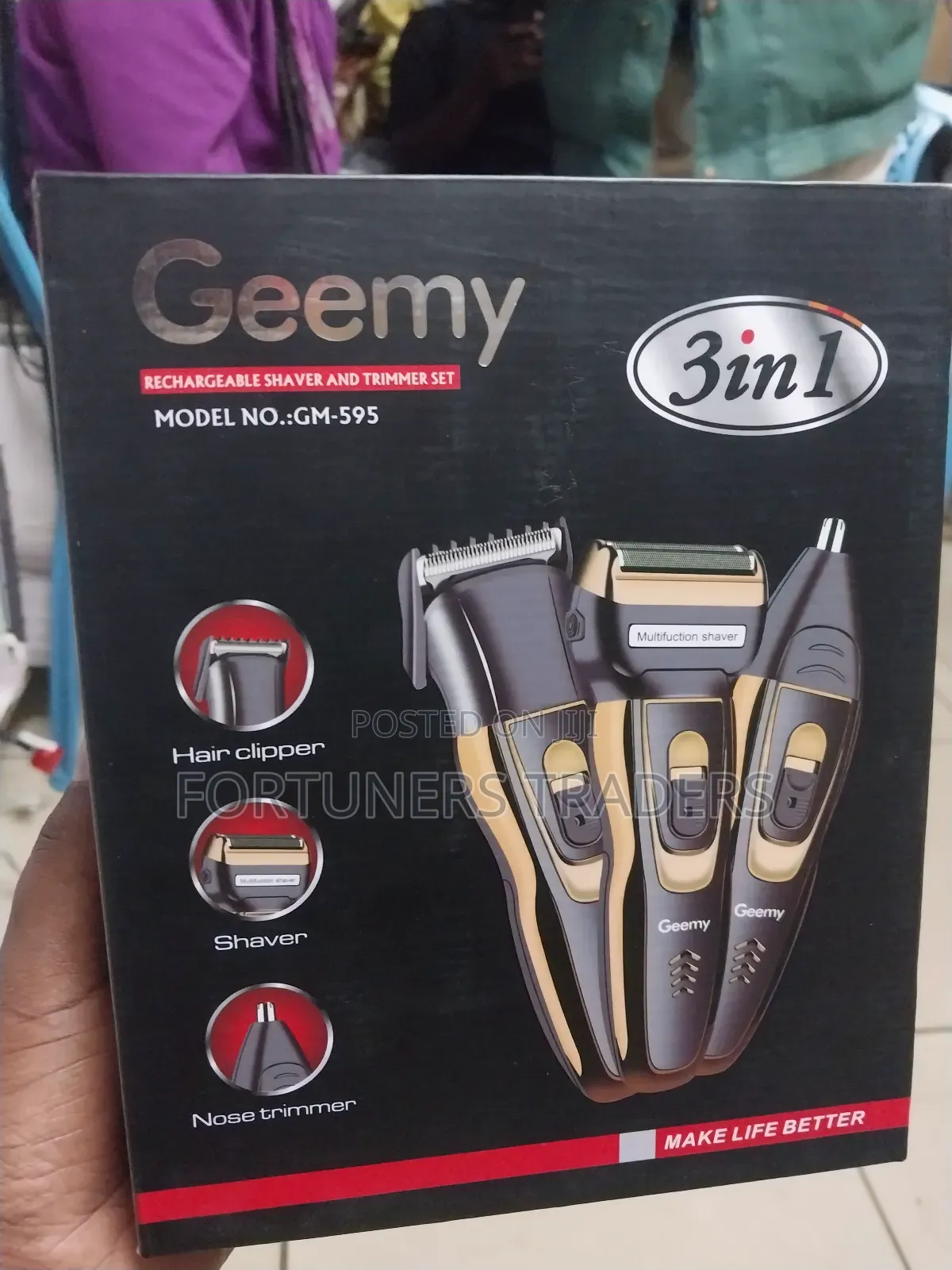 3 in 1 Electric Geemy Shaver
