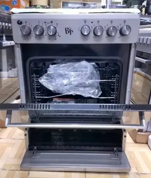 BJS Cooker, 60x60 3+1 Electric/Gas Cooker - W/ Turbo Fan