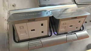 Silver and Golden Floor Socket