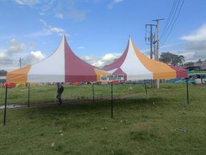 Colourful 100 Seater Tent - main view