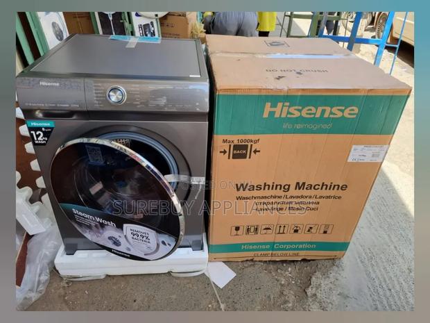 Front Load Hisense Washing Machines 12/7kg Wash and Dry
