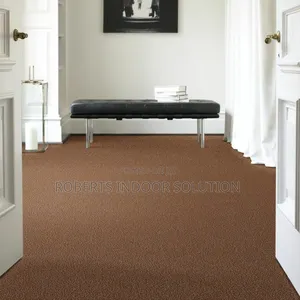Fresh Brown Wall to Wall Delta Carpet Durable Maintain-Free