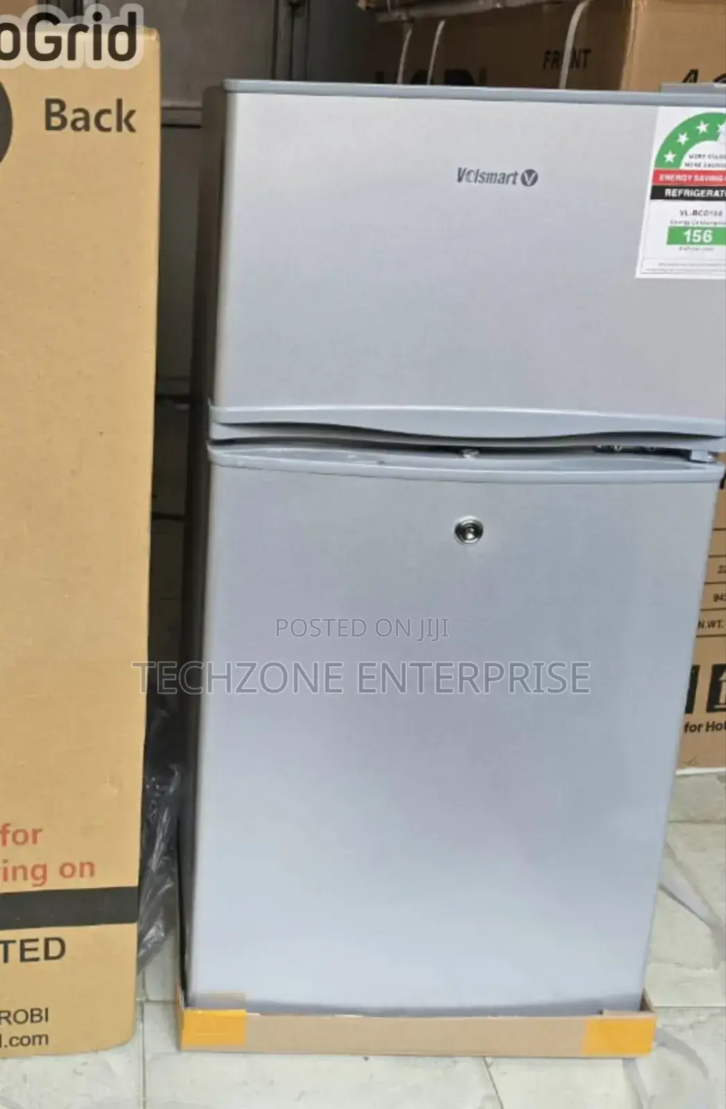 Volsmart Vl-Bcd108 108l Refrigerator With Lock and Keys 