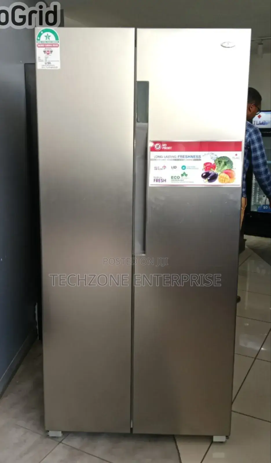 Tlac (Tl430w) 430 Litres Side by Side No Frost Refrigerator,