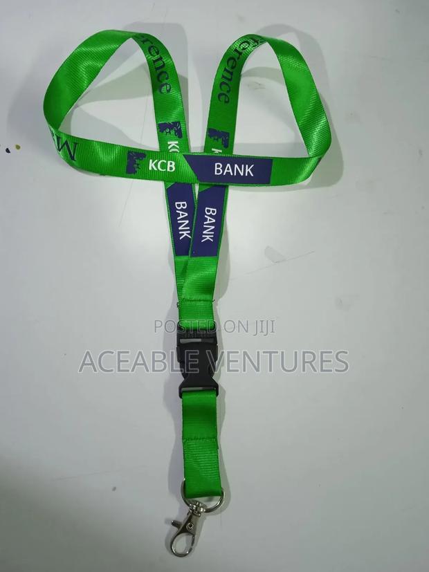Green Branded Lanyards - thumbnail 3