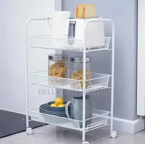 3 Layer Multifunctional Mesh Design Storage Trolley