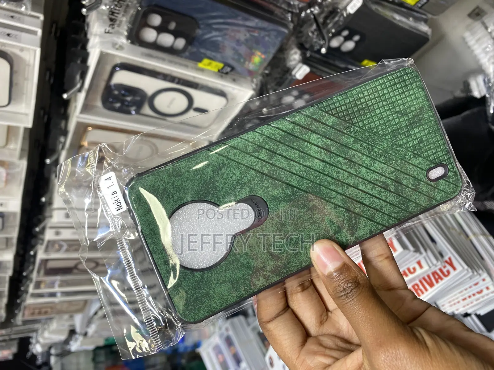 Meeshoo Leather Back Cover for Nokia 1.4