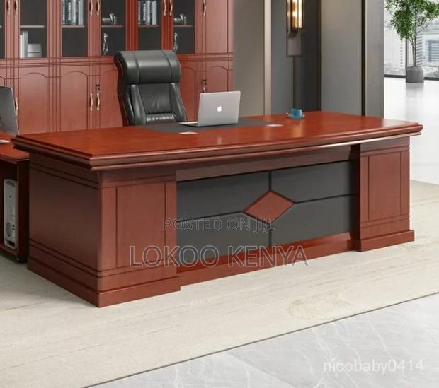 Office Desk: Office Desk With Drawers – 1.6m - thumbnail 5