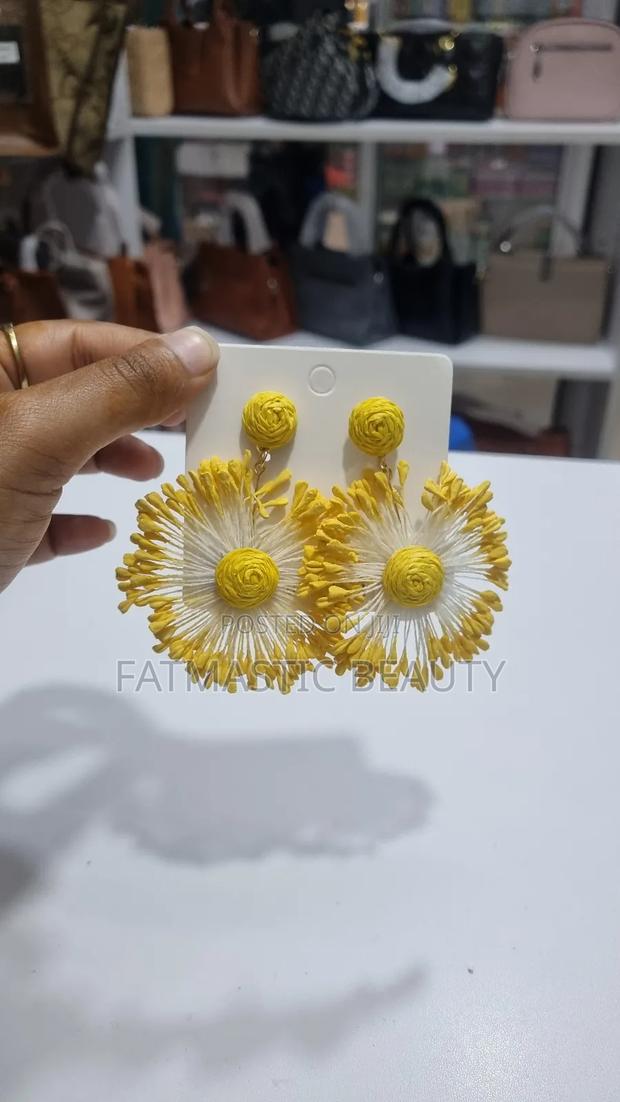 Yellow Earrings - thumbnail 2