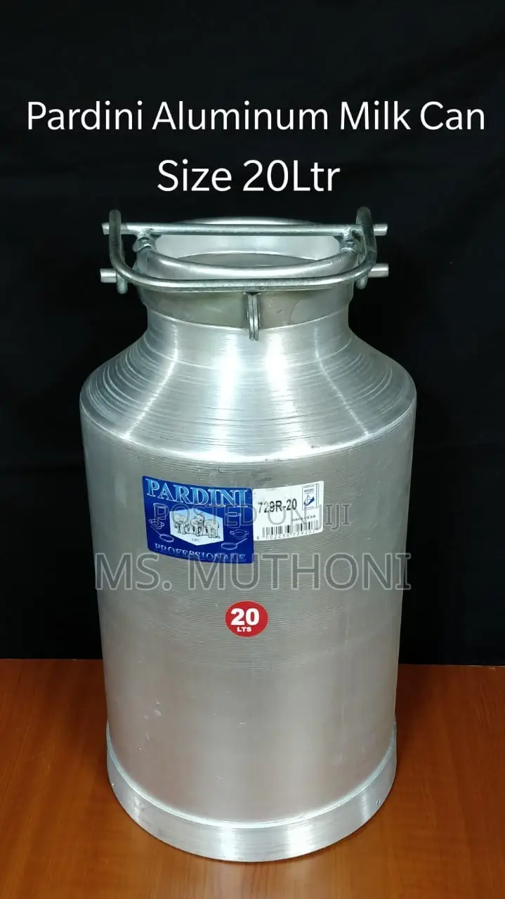 Heavy Duty Pardini Aluminum Milk Can With Lock Now