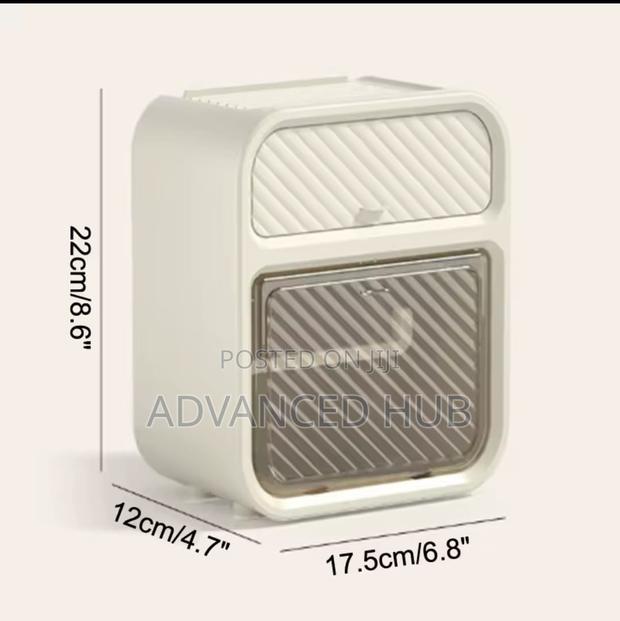 Space-Saving Wall-Mounted Tissue Box Holder - thumbnail 4