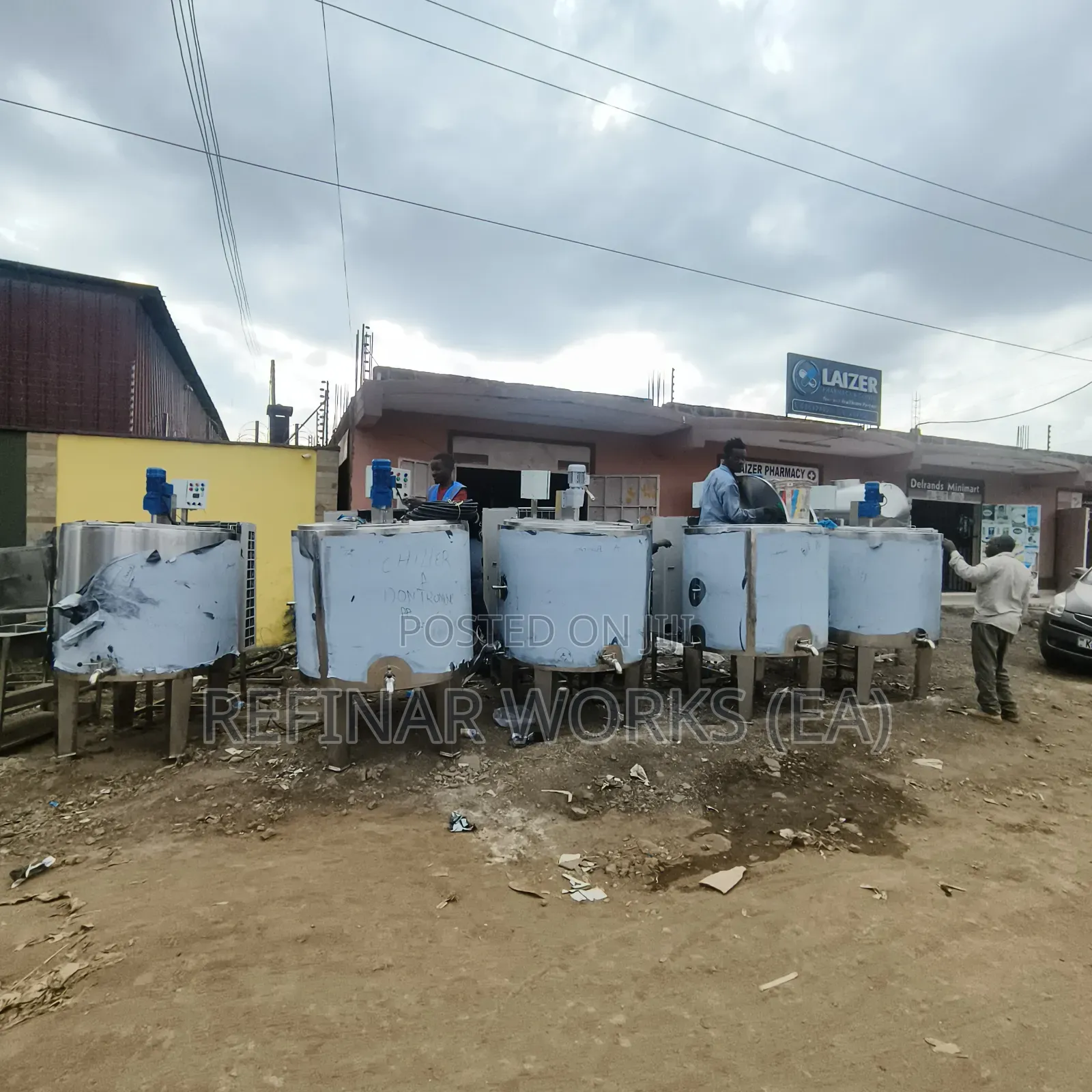 Industrial Milk Pasteurizer - Chiller - Mixing Tanks