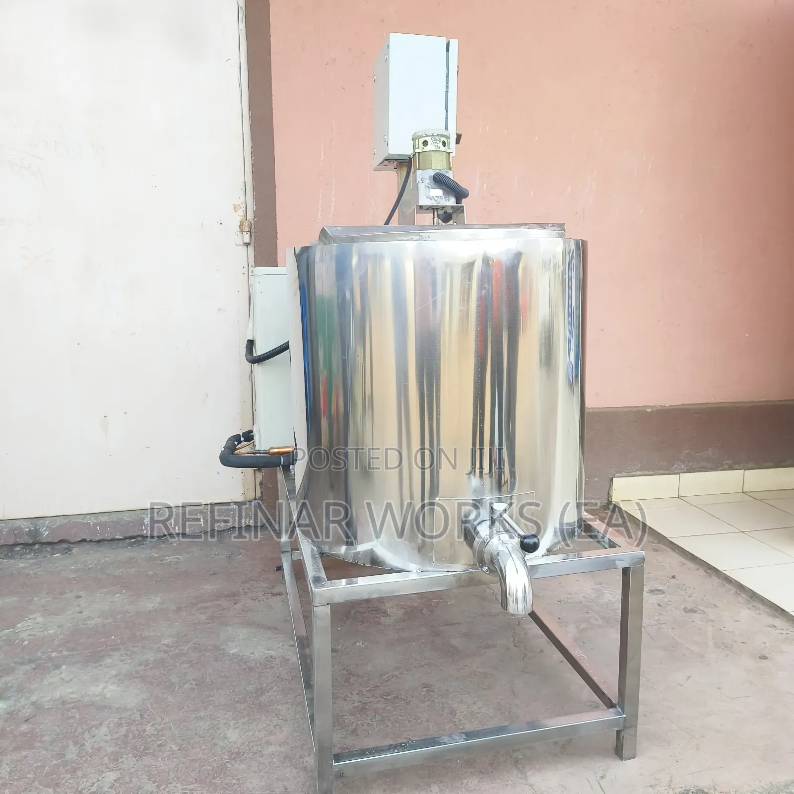 Industrial Milk Pasteurizer - Chiller - Mixing Tanks