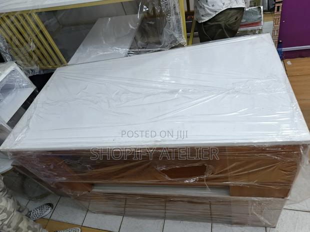 Direct Factory Julz Modern Coffee Table Mahogany Base