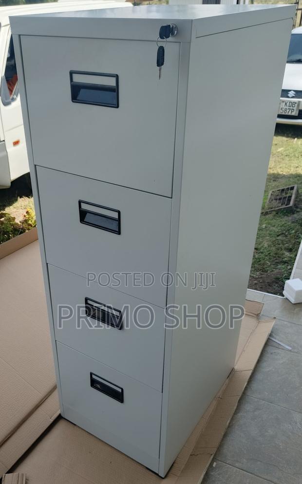 Office Cabinet; Modern Durable Four-Compartment Cabinet - main view