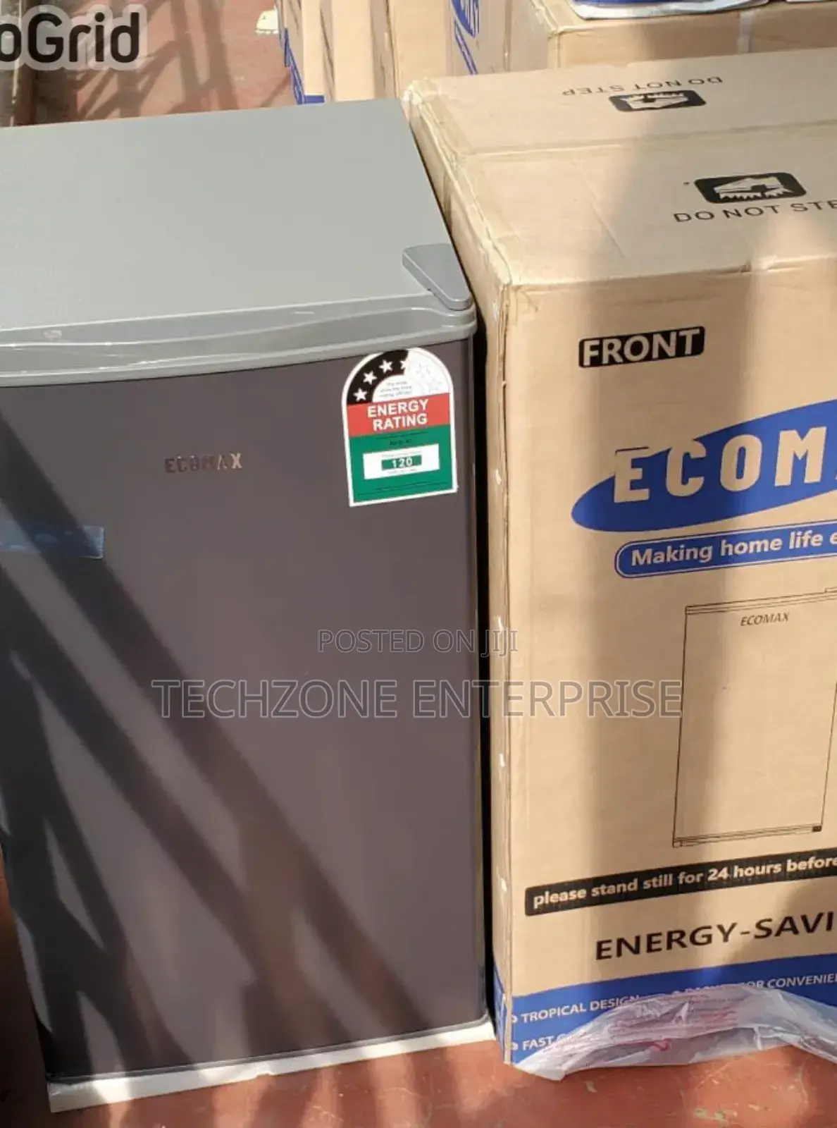 Ecomax 90l Dark Silver Single Door Fridge Lock and Keys