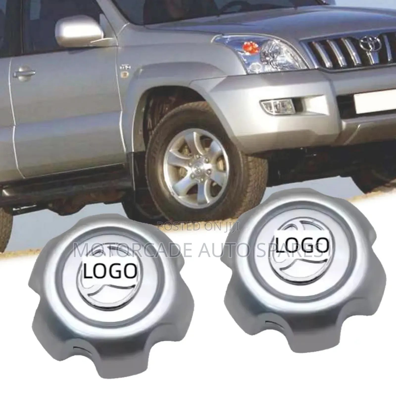 Toyota Landcruiser Prado J120 03_09 Wheel Hub Covers