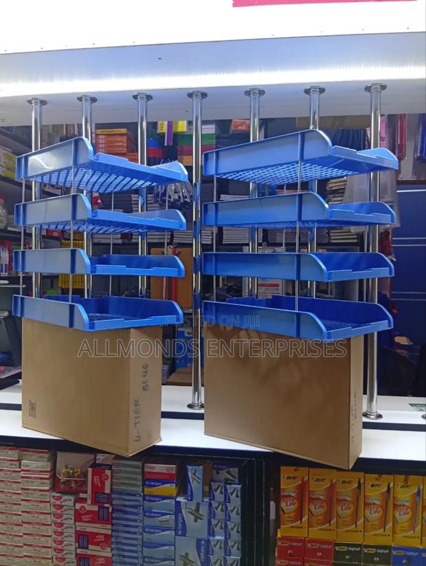 4 Tier Document Tray -Plastic - thumbnail 2