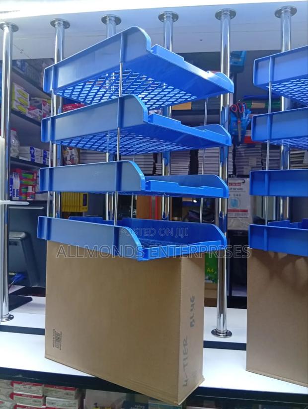 4 Tier Document Tray -Plastic - thumbnail 3