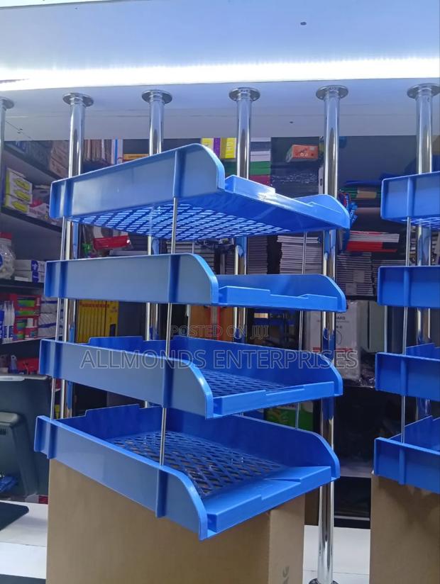 4 Tier Document Tray -Plastic - main view
