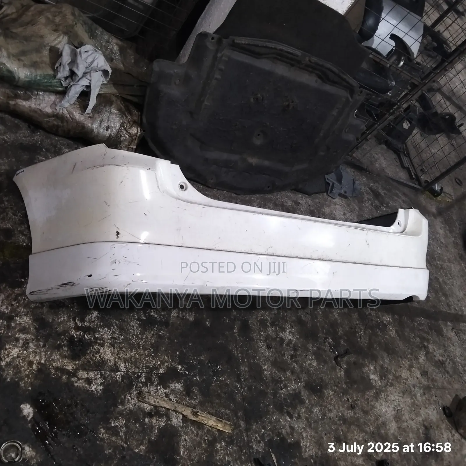 Toyota Fielder 2008 Rear Bumper With Body Kit, Ex Japan